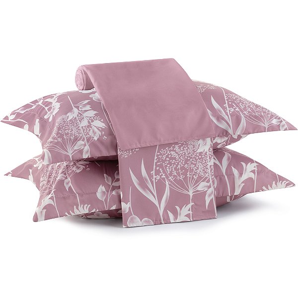Jogo de Cama Lynel Bliss Sofistic 4 Peças Casal Rosa