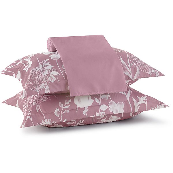 Jogo de Cama Lynel Bliss Sofistic 3 Peças Queen Rosa