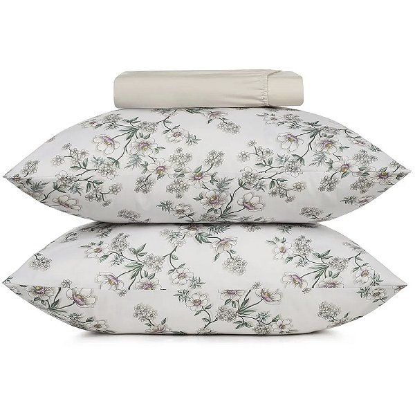Jogo de Cama Altenburg Clara Ta 3 Peças Casal Branco