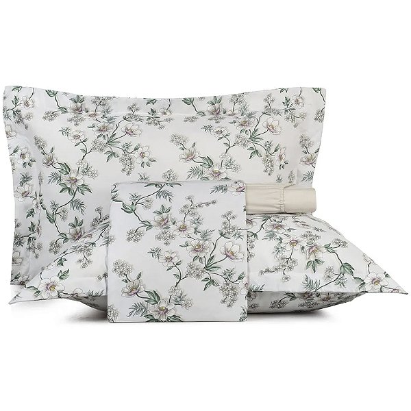 Jogo de Cama Altenburg Clara Ta 4 Peças Queen Branco