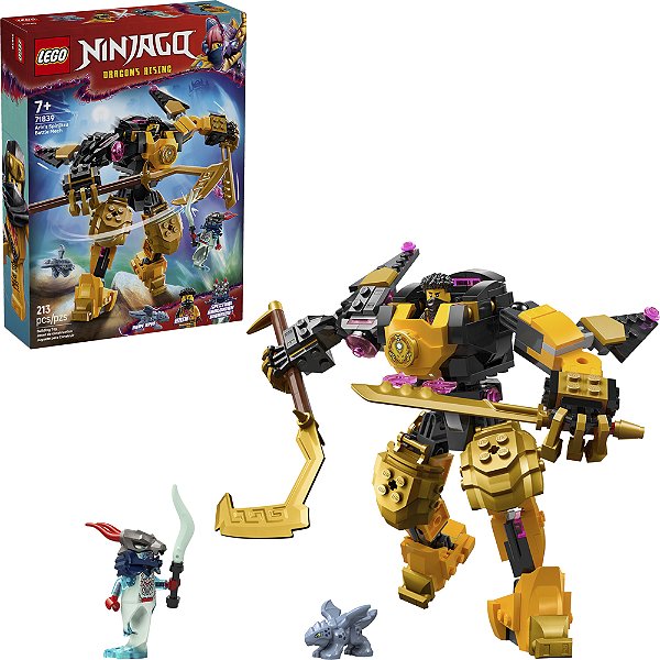 Lego Ninjago Meca Batalha Spinjitzu do Arin 71839 com 213pcs