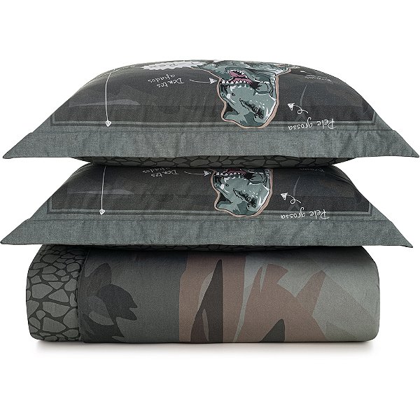 Jogo de Colcha Karsten T Rex 200 Fios 3 Peças Casal Verde