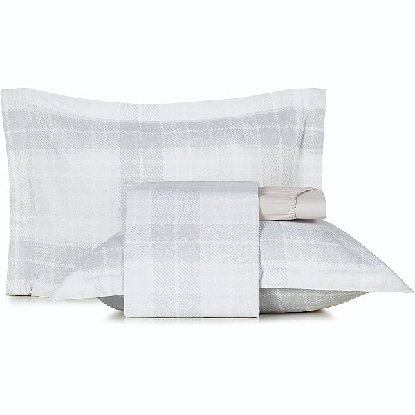 Jogo de Cama Altenburg Nexus Ta 4 Peças Casal Cinza