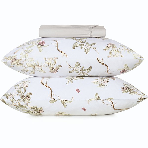 Jogo de Cama Altenburg Guarana Ta 3 Peças Casal Branco