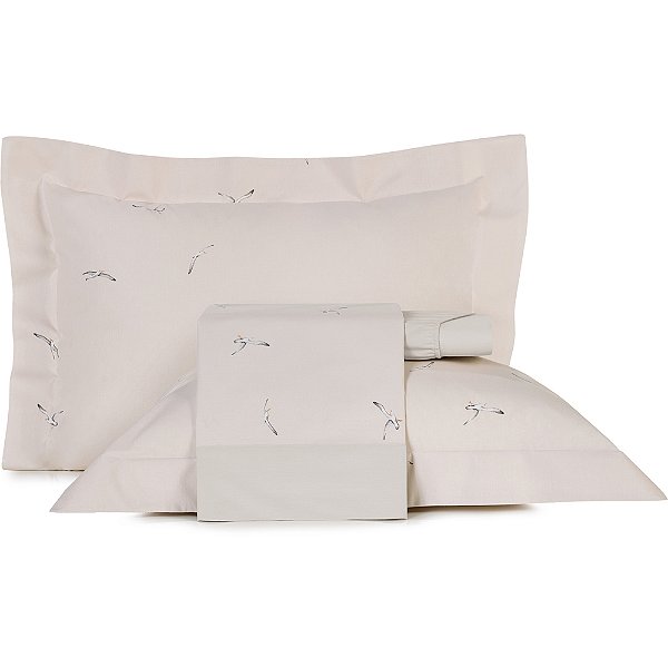 Jogo de Cama Altenburg Volare 200 Fios 4 Peças Casal Bege