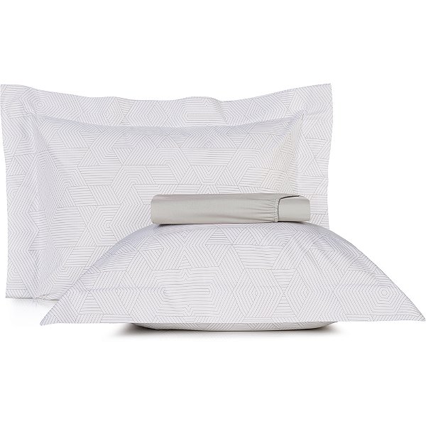 Jogo de Cama Altenburg Lito 200 Fios 3 Peças Casal Bege