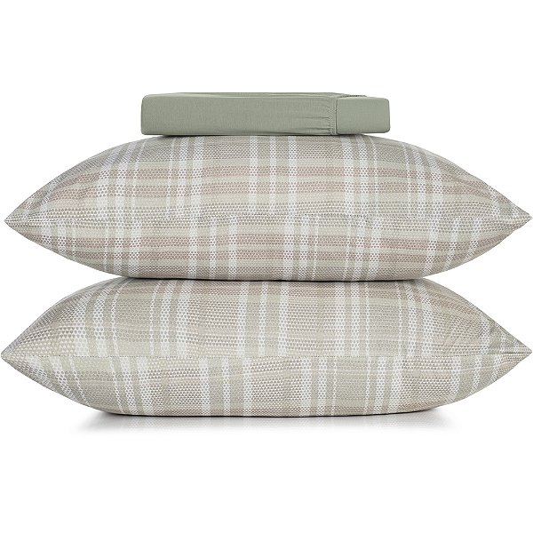 Jogo de Cama Altenburg Marea Malha 3 Peças Queen Verde