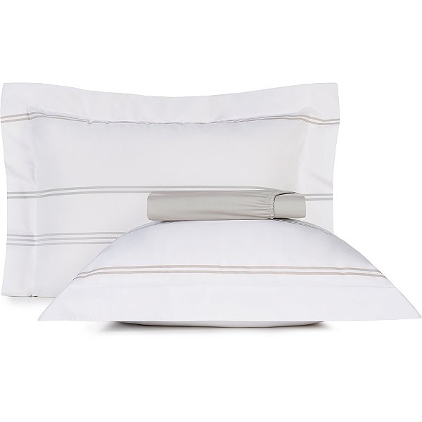 Jogo de Cama Altenburg Riviera 200 Fios 3 Peças Queen Bege