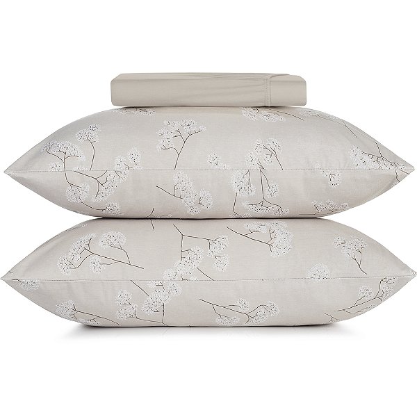 Jogo de Cama Altenburg Pampa Malha 3 Peças Queen Bege