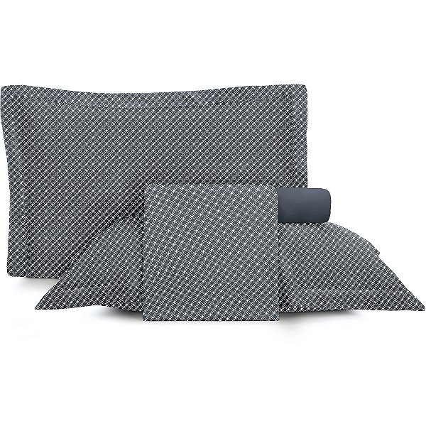 Jogo de Cama Altenburg Slim Ta 4 Peças King Marinho