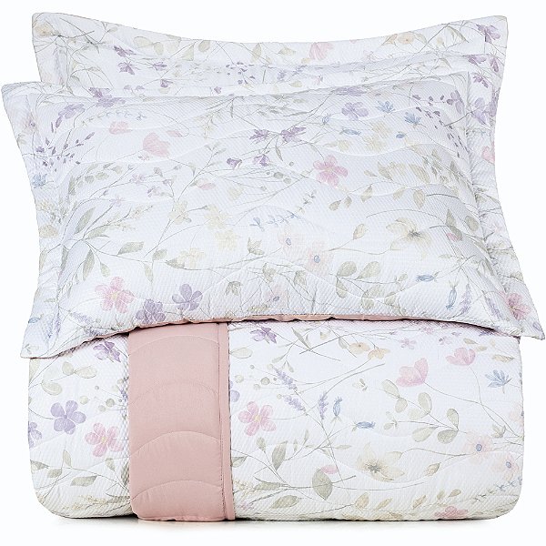 Jogo de Colcha Altenburg Aurora Ta 3 Peças Casal Branco