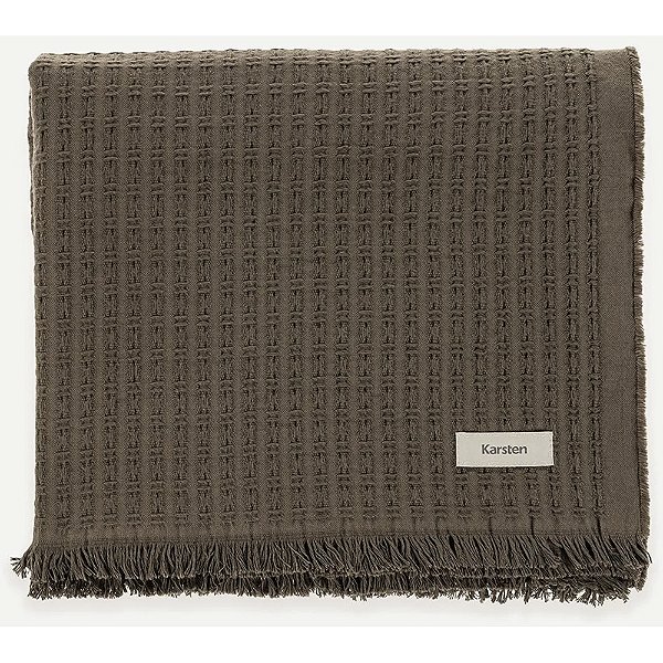 Manta Decorativa Karsten Atlanta Softmax Marrom