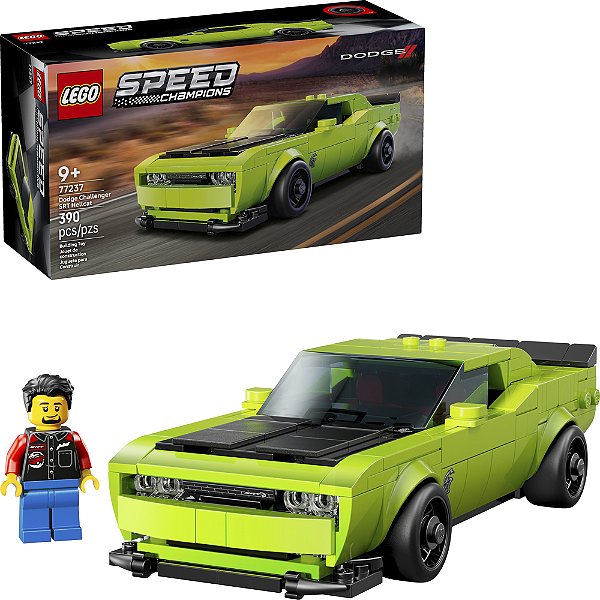 Lego Speed Champions Challenger Srt Hellcat 77237 com 390pcs