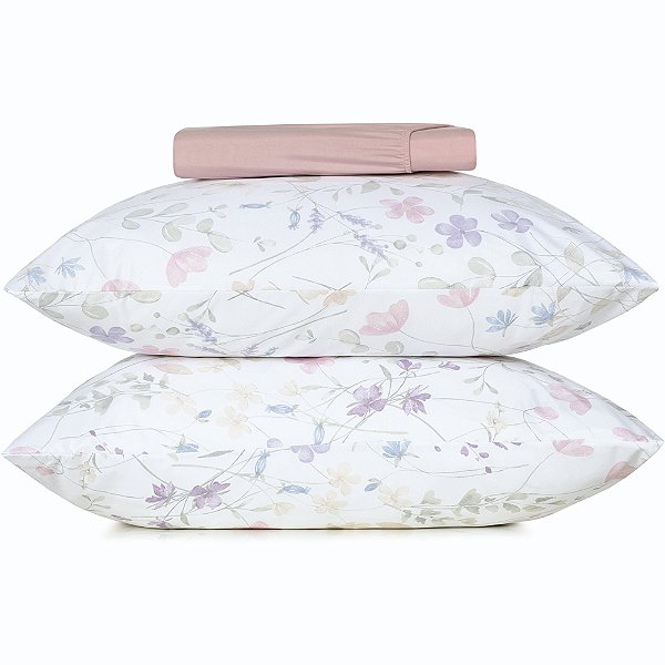 Jogo de Cama Altenburg Aurora Ta 3 Peças King Branco