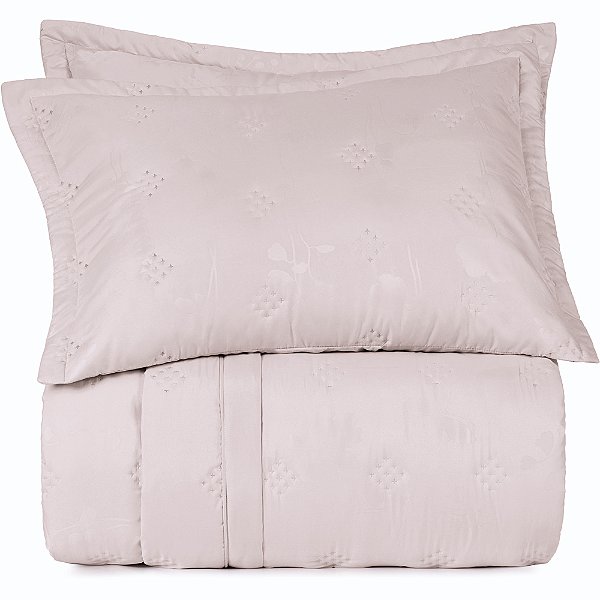 Jogo de Colcha Altenburg Serenatta Ta Uw 3 Peças Casal Rosa