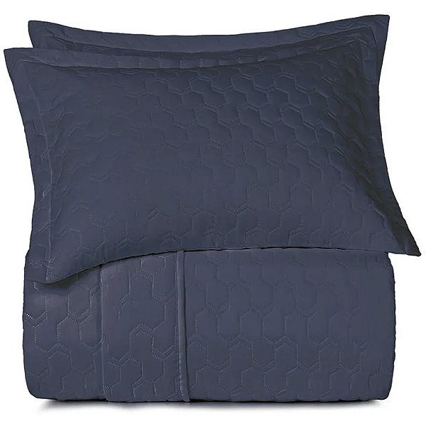 Jogo de Colcha Altenburg Deep Ta Uw 3 Peças Casal Azul