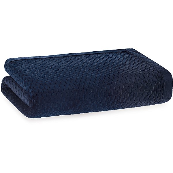 Manta Karsten Oliver Fleece Casal Marinho