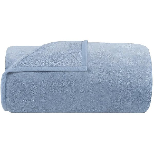 Cobertor Buddemeyer Aspen II Microfibra Queen Azul