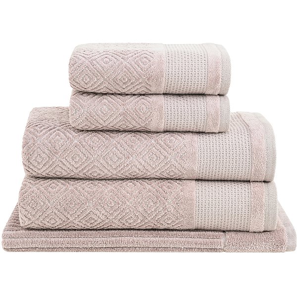 Jogo de Banho Buddemeyer Kyoto Veludo Lilás