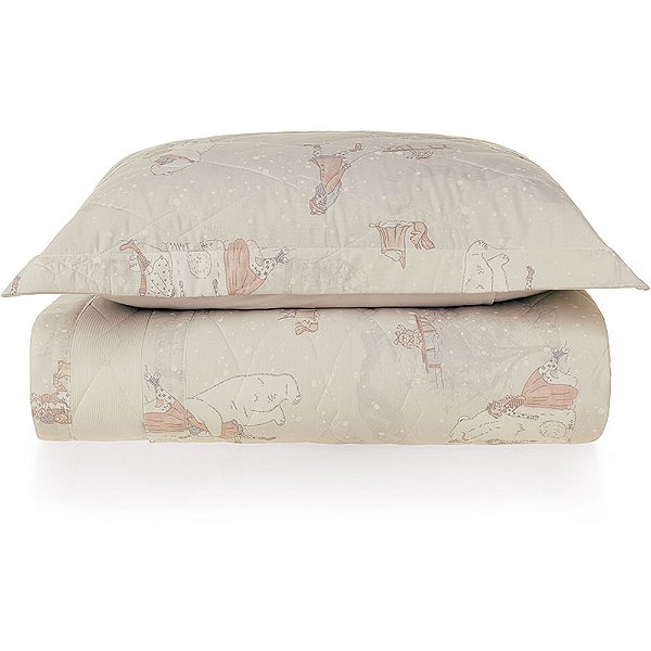 Jogo de Colcha Karsten Amigo 200 Fios 2 Peças Solteiro Bege