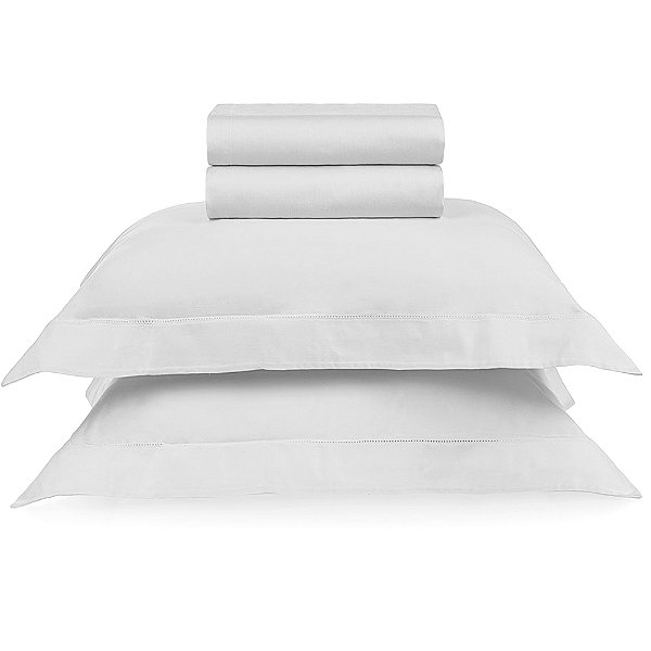 Jogo de Cama Karsten Dallas 300 Fios 4 Peças Queen Branco