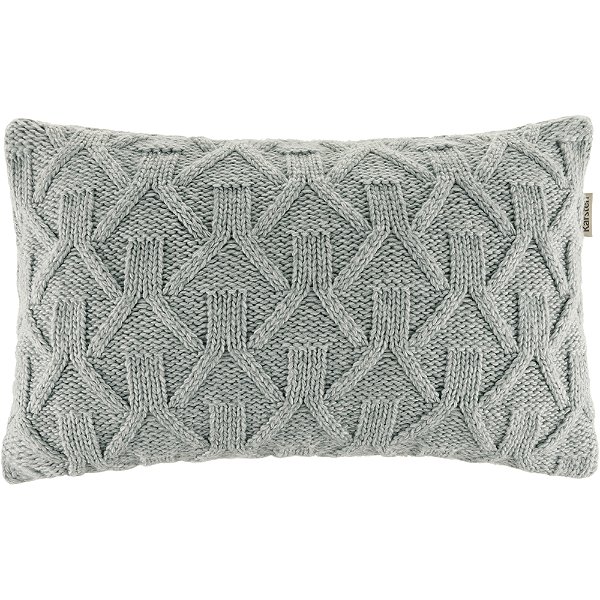 Almofada Karsten Roman Tricot Cinza