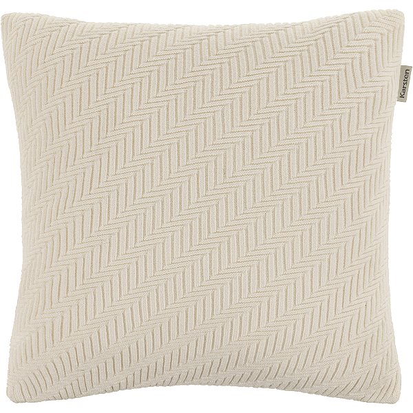 Almofada Karsten Salina Tricot Branco