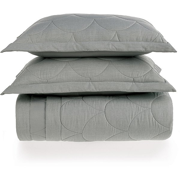 Jogo de Colcha Karsten Torres Mescla 3 Peças Queen Off White