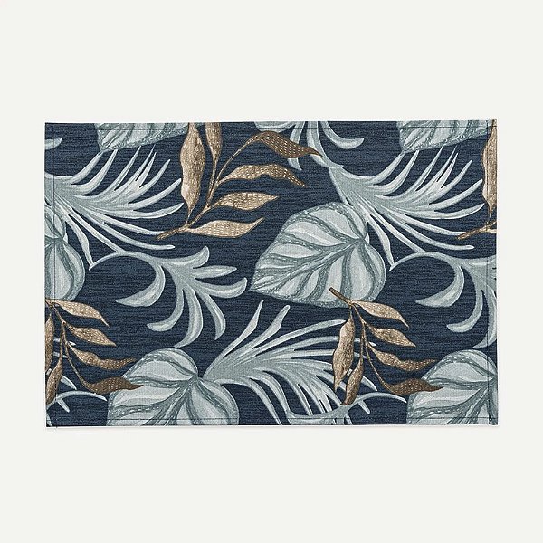 Jogo Americano Karsten Atlantica Acquablock 4 Peças Azul