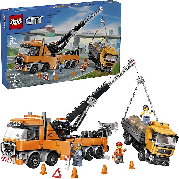Lego City Guindaste de Reboque Pesado 60467 com 793pcs