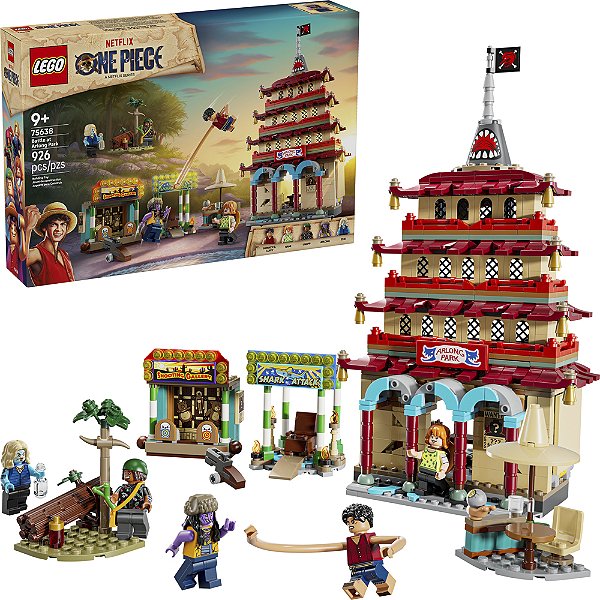 Lego One Piece Batalha no Parque do Arlong 75638 com 926pcs