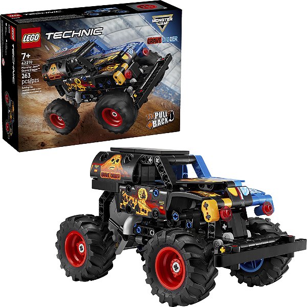 Lego Technic Grave Digger Fogo e Gelo 42219 com 263pcs