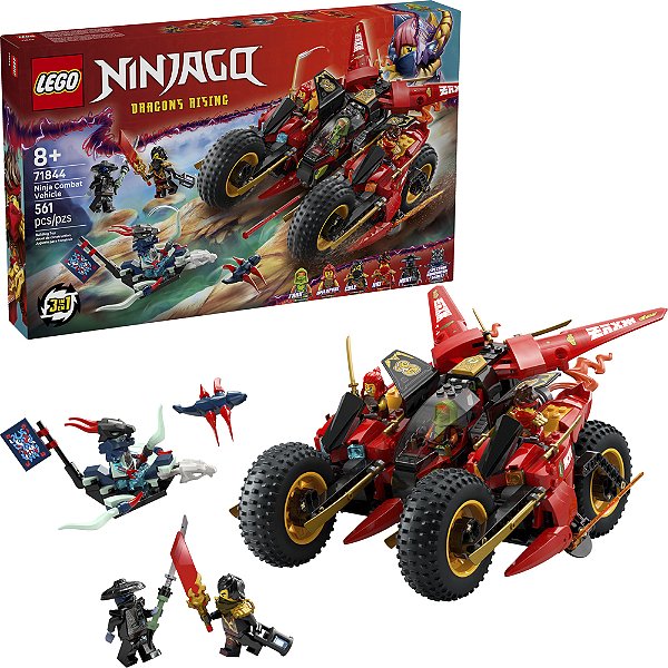 Lego Ninjago Veiculo de Combate Ninja 71844 com 561pcs