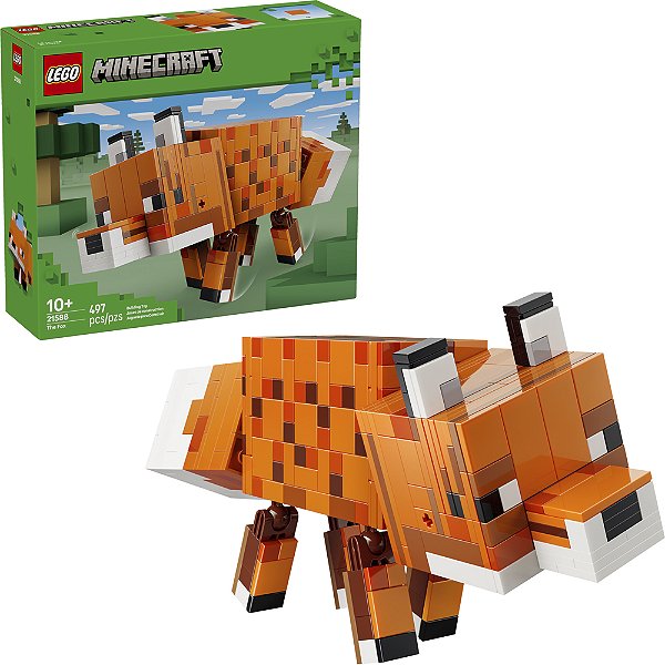 Lego Minecraft A Raposa 21588 com 497pcs