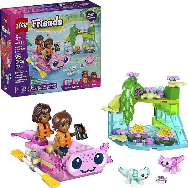 Lego Friends Barco Axolote Aventureiro 42681 com 95pcs