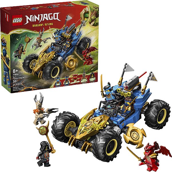 Lego Ninjago Carro Transformador do Jay 71856 com 387pcs