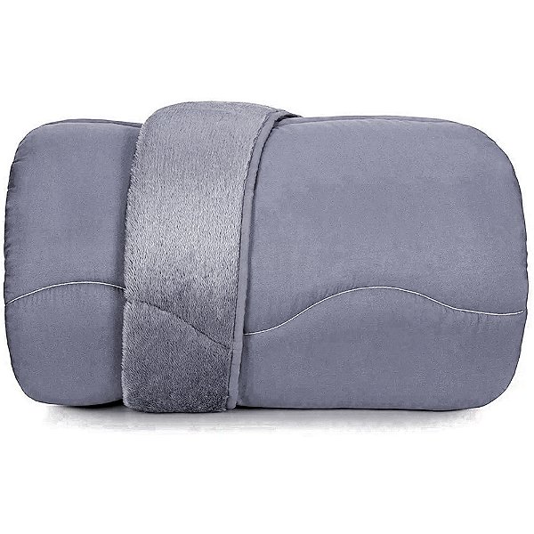 Edredom Altenburg Tinto Blend Comfort Queen Cinza