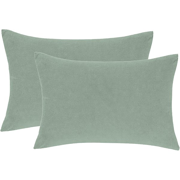 Jogo de Fronha Altenburg Sereno Plush 2 Peças Verde