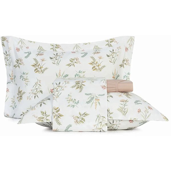 Jogo de Cama Altenburg Encanto Ta 4 Peças Queen Branco