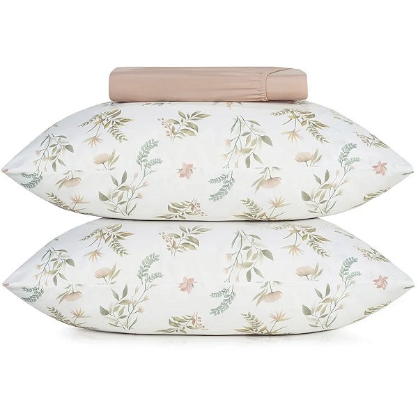 Jogo de Cama Altenburg Encanto Ta 3 Peças Casal Branco