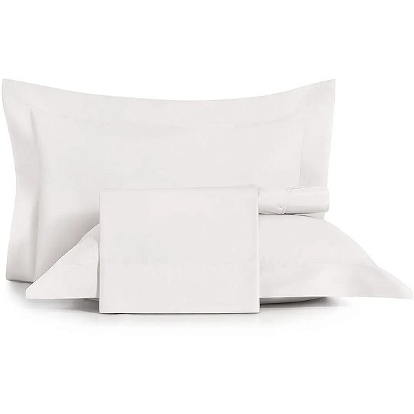 Jogo de Cama Altenburg Classic 200 Fios 4 Peças King Branco