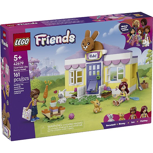 Lego Friends Hotel de Coelhos de Heartlake 42679 com 161pcs