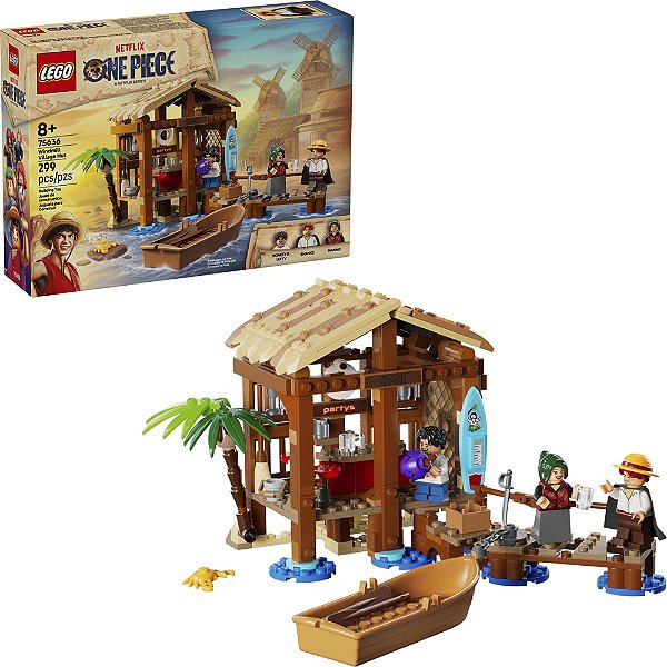 Lego One Piece Cabana da Vila Fusha 75636 com 299pcs