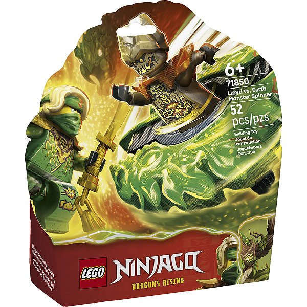 Lego Ninjago Lloyd vs Monstro Elemental 71850 com 52pcs