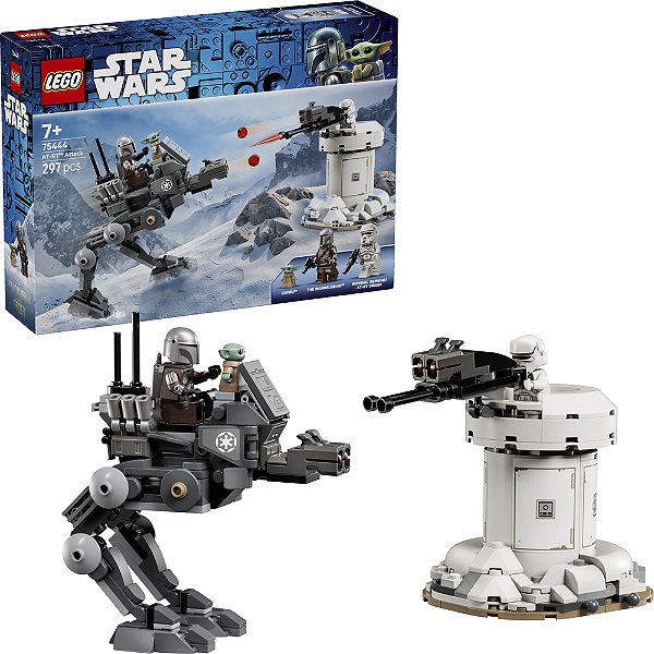 Lego Star Wars Ataque de AT RT 75444 com 297pcs