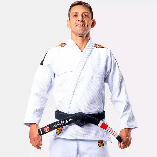 Kimono Jiu Jitsu Atama Ultra Light Sunset Branco Unissex