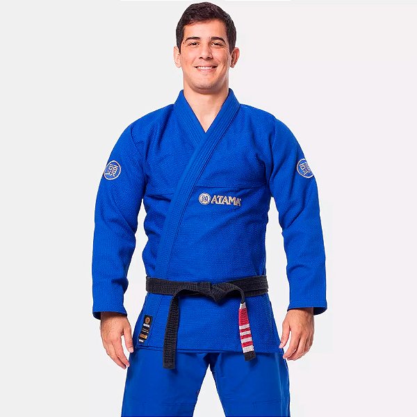 Kimono Jiu Jitsu Atama Classic Azul Unissex