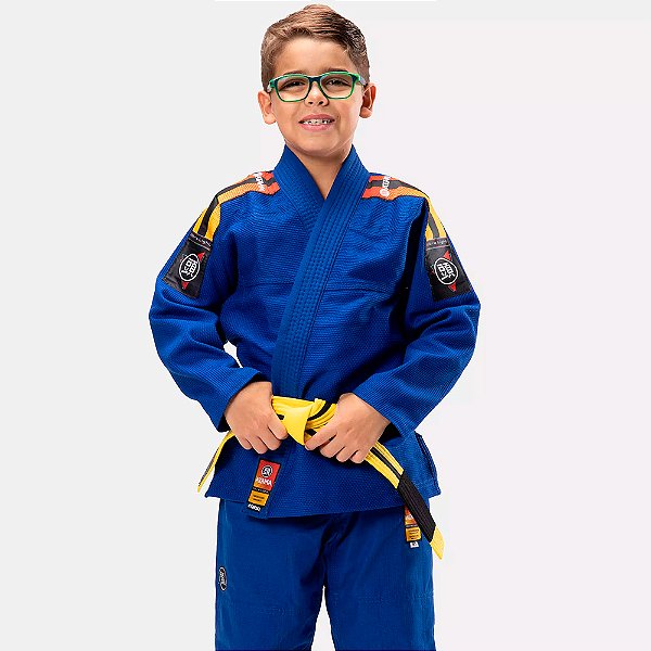 Kimono Jiu Jitsu Atama Ultra Light Sunset Azul Infantil