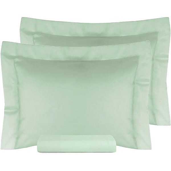 Jogo de Cama Altenburg Basic 200 Fios 3 Peças King Verde