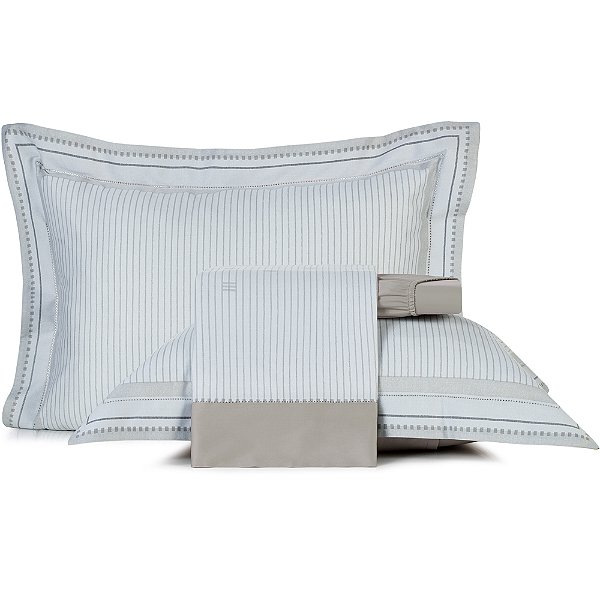 Jogo de Cama Altenburg Simetri 300 Fios 4 Peças Queen Branco